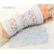 ARMSTULPEN oder Brautstulpen aus Spitze in romantischem Ivory