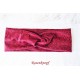 Haarband Stirnband Dunkelrot Rot Damen EK*