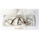 Haarband Stirnband Ivory Beige Damen K