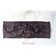 Haarband Stirnband Anthrazit Violett  K