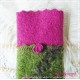 Walkstulpen ROSARIA Rot Braun Armstulpen Rose Dots