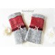 Stulpen Armstulpen Grau Rot Spitze Damenstulpen Unikat Walk K