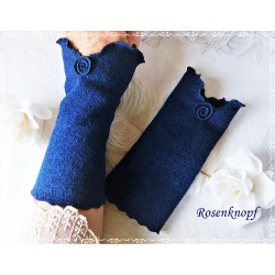 WALKSTULPEN Armstulpen Türkis