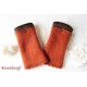 Walkstulpen Rostbraun Damen