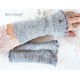 Walkstulpen Hellgrau Damen Rose  E+K