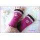 Walkstulpen ALINA Lila Fuchsia Tüll Armstulpen