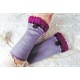 Walkstulpen LILAC Armstulpen Lila Violett Rose