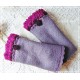 Walkstulpen LILAC Armstulpen Lila Violett Rose