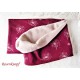 Damenloop Schal Bordeaux Rosa Unikat E K