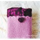 Walk-Armstulpen ROISE Violett Flieder Spitze Perle