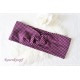 Haarband Stirnband Violett Rosa Jersey E K