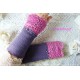 Walkstulpen LILAC Armstulpen Lila Violett Rose