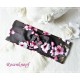 Haarband Stirnband Grau Rosa EK*