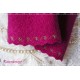 Walkstulpen PINK LADY Armstulpen Fuchsia Spitze