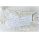 Maske Braut Weiß Ivory Spitze Mundbedeckung