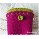 Walkstulpen PINK LADY Armstulpen Fuchsia Spitze