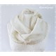 Loopschal Ivory Hochzeit Unikat  K