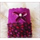 Walkstulpen ROMANCE IN GREY Dots Rosen Armstulpen