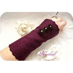 Walkstulpen LIVASS Bordaux Rosa Armstulpen Rose