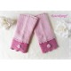 Walkstulpen Braut Rosa Bordeaux K