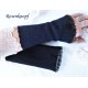 Walkstulpen Nachtblau Spitze Damen E