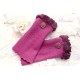 Walkstulpen FAMOUS ROSE Armstulpen Violett Fuchsia