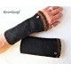 Herren Armstulpen Schwarz Braun Walk Pulswärmer E*