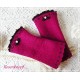 Walk-Armstulpen FLORIKA Fuchsia Grün