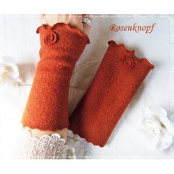 Walkstulpen Ocker Damen Rose  E K