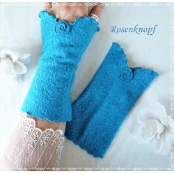 Walkstulpen Petrol Rose Damen
