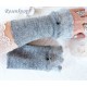 Walkstulpen Grau Rostrot Damen E K