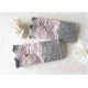 Walkstulpen Braut Ivory Rosa Damen E K