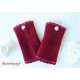 Walkstulpen Rosa Bordeaux Rose Damen