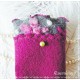 Walkstulpen BERLYNN Armstulpen Violett Bordeaux Dots