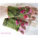 Walkstulpen Grau Rosa Damen K