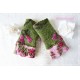 Walkstulpen Grau Rosa Damen K
