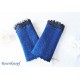 Walkstulpen Blau Dunkelblau Damen Unikat