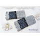 Walkstulpen Grau Hummer Spitze Damen  EK