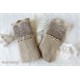 Walkstulpen Sand Spitze Damen K