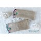 Walkstulpen Sand Spitze Damen K