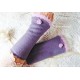 Walkstulpen LAVENDULA Lavendel Bordeaux Armstulpen