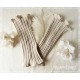 Strickstulpen Braut Beige Sandfarben Unikat K