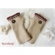 Damenstulpen mit Daumenloch Sand Perle Walk K