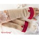 Walkstulpen Sand Ocker Damen K