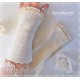 Armstulpen Ivory Pulswärmer Hochzeit Walk E*