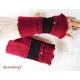 Armstulpen Bordeaux Schwarz Pulswärmer Walk Damen E