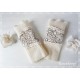 Pulswärmer Armstulpen Hochzeit Ivory Walk EK