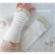 Armstulpen Ivory Beige Pulswärmer Hochzeit *