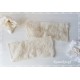 Armstulpen Pulswärmer Ivory Hochzeit Spitze EK*