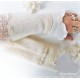 Armstulpen Ivory Hochzeit Walk Pulswärmer *